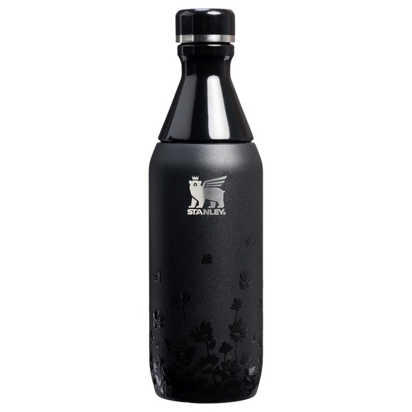 STANLEY x JENNIE NIB UNRELEASED MIDNIGHT RUBY THE ALL DAY SLIM LUXE BOTTLE 12oz - Picture 1 of 4